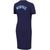 Pro Standard NBA Womens Womens NBA Classic Chenille Cotton Body Con Dress(Midnight Navy)