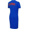 Pro Standard NBA Womens Womens NBA Classic Chenille Cotton Body Con Dress(Royal Blue)