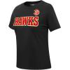 Pro Standard NBA Womens Womens NBA Classic Chenille Cotton Single Jersey Short Sleeve Slim Tee(Black)