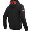 Pro Standard NBA mens Mens Nba Classic Chenille Cotton Double Knit Full Zip Hoodie(Black)