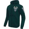 Pro Standard NBA mens Mens Nba Classic Chenille Cotton Double Knit Full Zip Hoodie(Forest Green)