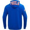 Pro Standard NBA mens Mens Nba Classic Chenille Cotton Double Knit Full Zip Hoodie(Royal Blue)