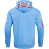 Pro Standard NBA mens Mens Nba Classic Chenille Cotton Double Knit Full Zip Hoodie(University Blue)