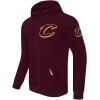 Pro Standard NBA mens Mens Nba Classic Chenille Cotton Double Knit Full Zip Hoodie(Wine)