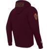Pro Standard NBA mens Mens Nba Classic Chenille Cotton Double Knit Full Zip Hoodie(Wine)