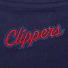 Pro Standard NBA womens Womens Nba Classic Chenille Brushed Back French Terry Crewneck Sweatshirt(Midnight Navy)