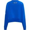 Pro Standard NBA womens Womens Nba Classic Chenille Brushed Back French Terry Crewneck Sweatshirt(Royal Blue)