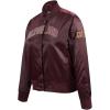 Pro Standard NBA womens Womens Nba Classic Chenille Satin Jacket(Wine)