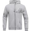 Pro Standard Mens NBA Mash Up Crewneck Sweatshirt(Heather Grey)