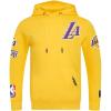 Pro Standard Mens NBA Mash Up Crewneck Sweatshirt(Yellow)