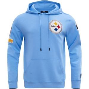 NFL PITTSBURGH STEELERS CLASSIC CHENILLE MEN’S PO HOODIE(University Blue)