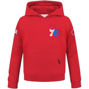 Pro Standard Big Boys NBA Classic Chenille Fleece Pull Over Hoodie(Red)