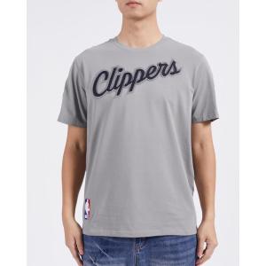 Pro Standard NBA Mens Mens NBA Classic Chenille Cotton Short Sleeve Tee(Grey)
