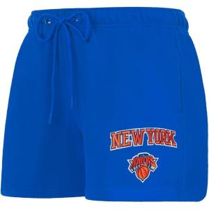Pro Standard NBA Womens Womens NBA Classic Chenille Brushed Back French Terry Fleece Short(Royal Blue)