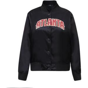 Pro Standard NBA womens Womens Nba Classic Chenille Satin Jacket(Black)