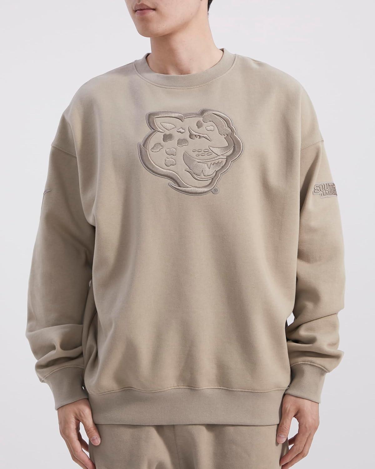 image:imagePro Standard Mens College Neutral Fleece Crewneck SweatshirtTaupe
