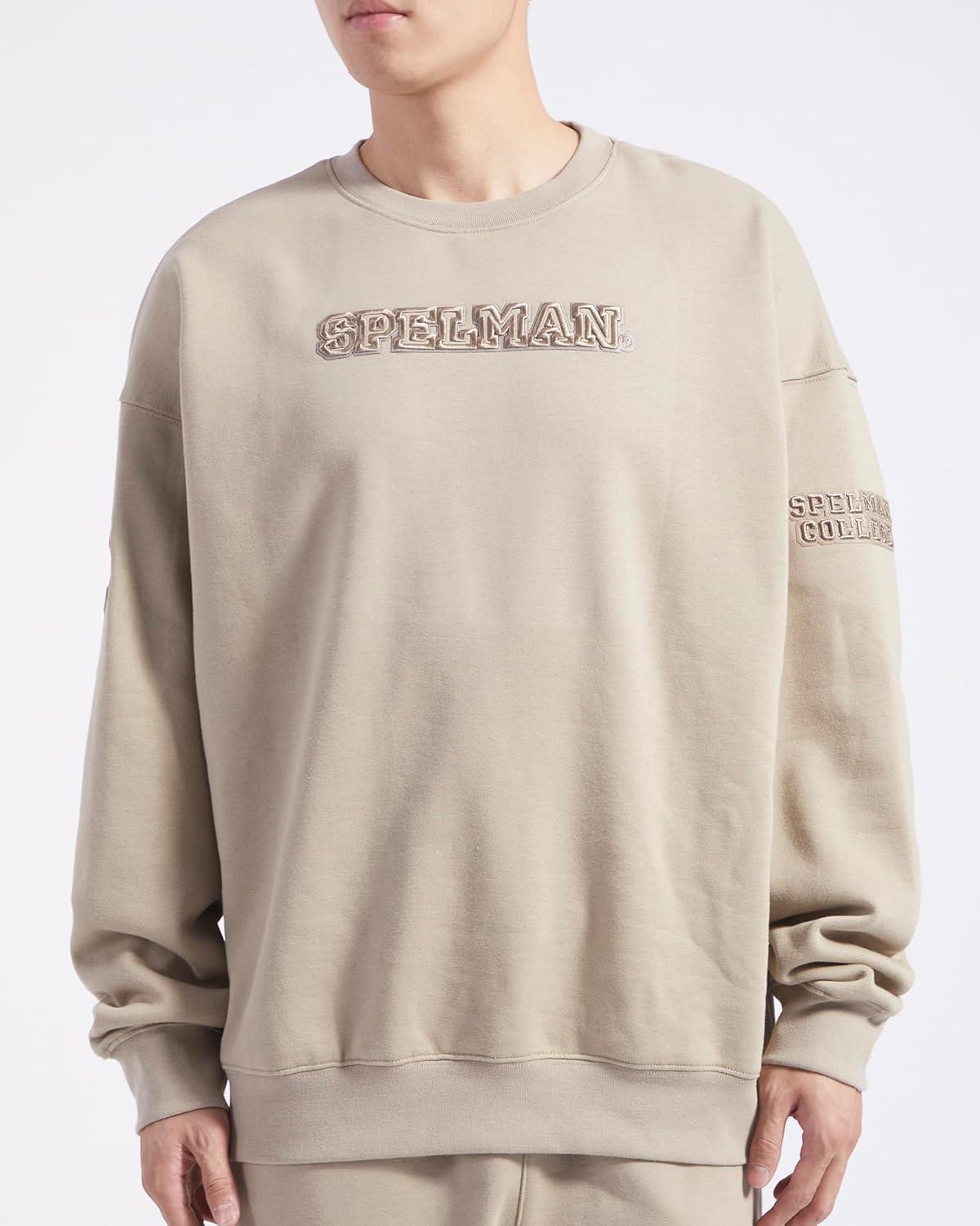 image:imagePro Standard Mens College Neutral Fleece Crewneck SweatshirtTaupe