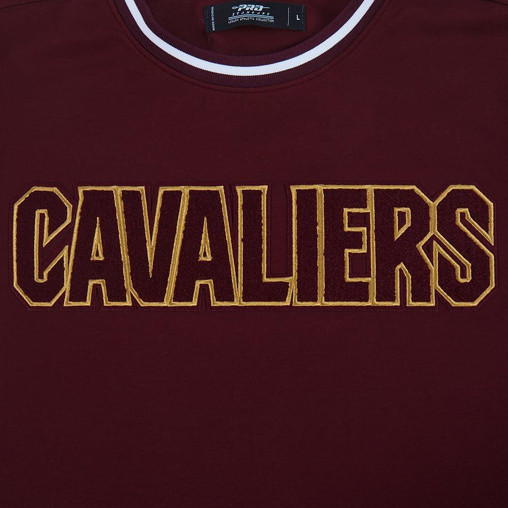 image:imagePro Standard Mens NBA Cleveland Cavaliers Classic Chenille Short Sleeve Top Wine L