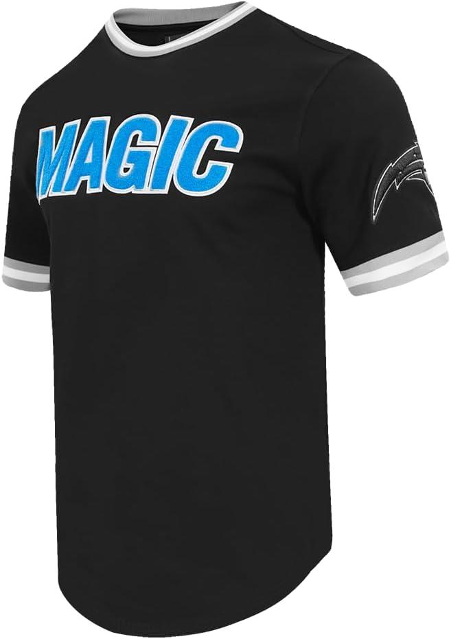 image:imagePro Standard Mens NBA Orlando Magic Classic Chenille Short Sleeve Tee Black M