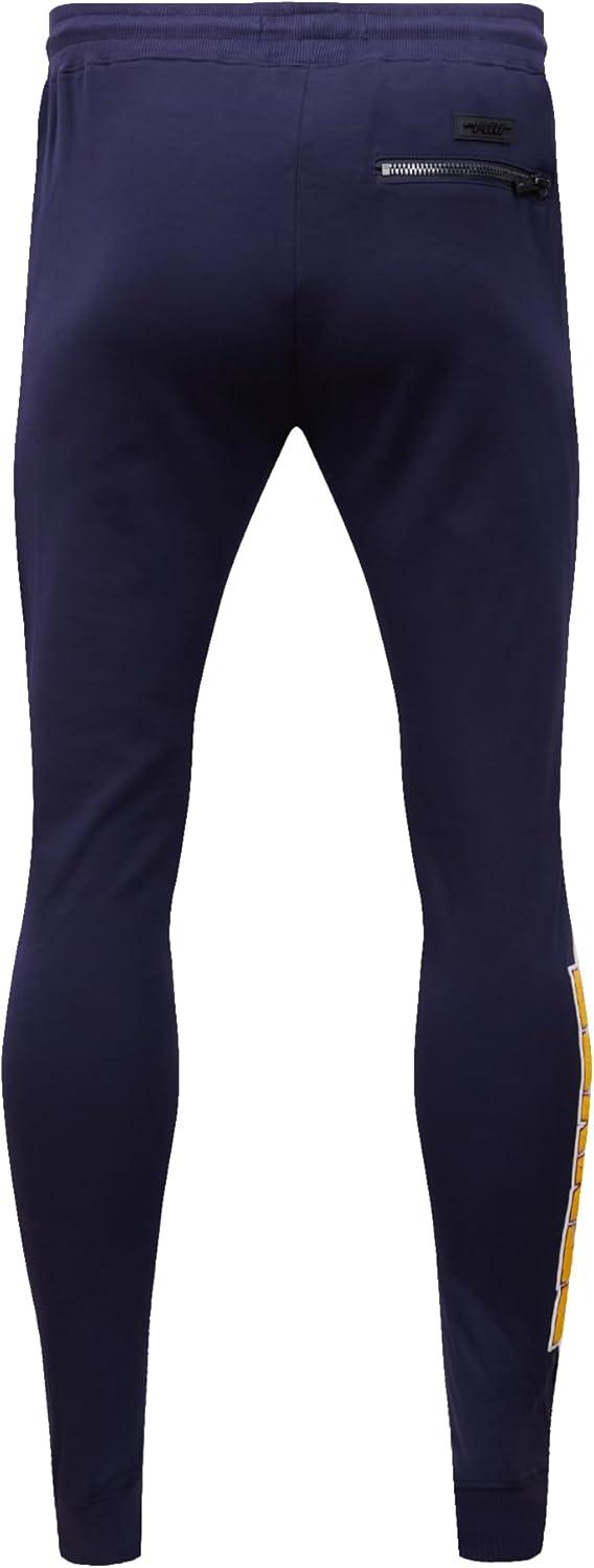 image:imagePro Standard NBA Mens Mens NBA Classic Chenille Cotton Double Knit JoggerMidnight Navy
