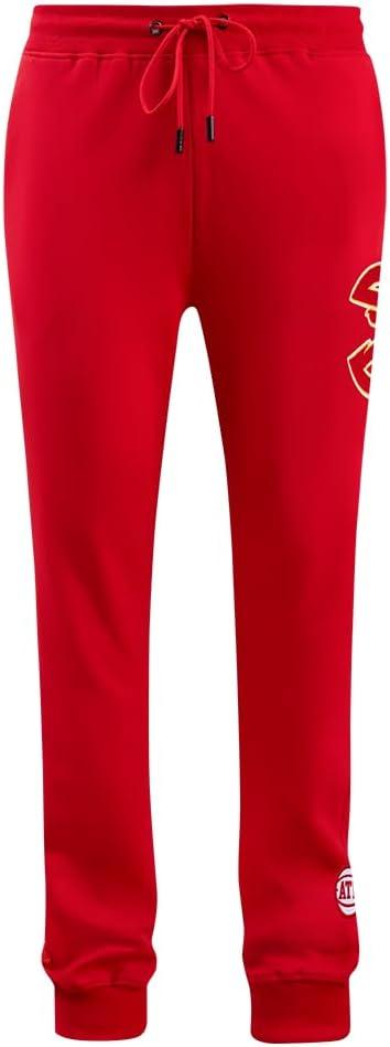 image:imagePro Standard NBA Mens Mens NBA Classic Chenille Cotton Double Knit JoggerRed