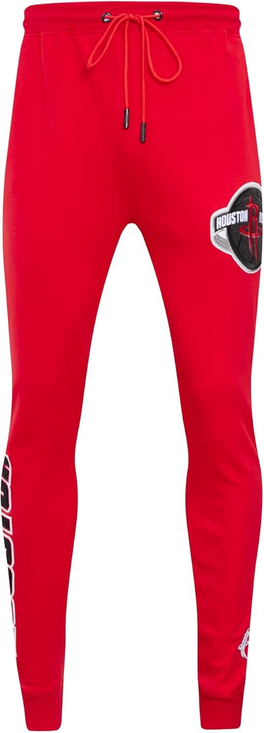 image:imagePro Standard NBA Mens Mens NBA Classic Chenille Cotton Double Knit JoggerRed
