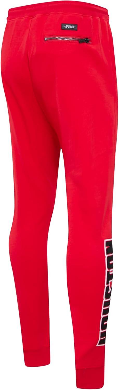 image:imagePro Standard NBA Mens Mens NBA Classic Chenille Cotton Double Knit JoggerRed