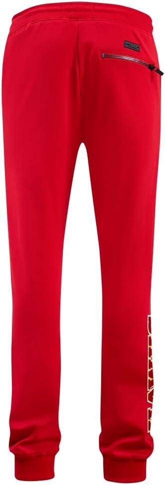 image:imagePro Standard NBA Mens Mens NBA Classic Chenille Cotton Double Knit JoggerRed