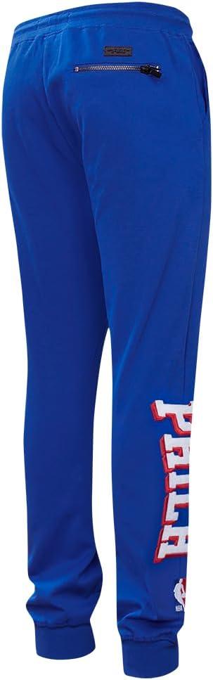 image:imagePro Standard NBA Mens Mens NBA Classic Chenille Cotton Double Knit JoggerRoyal Blue