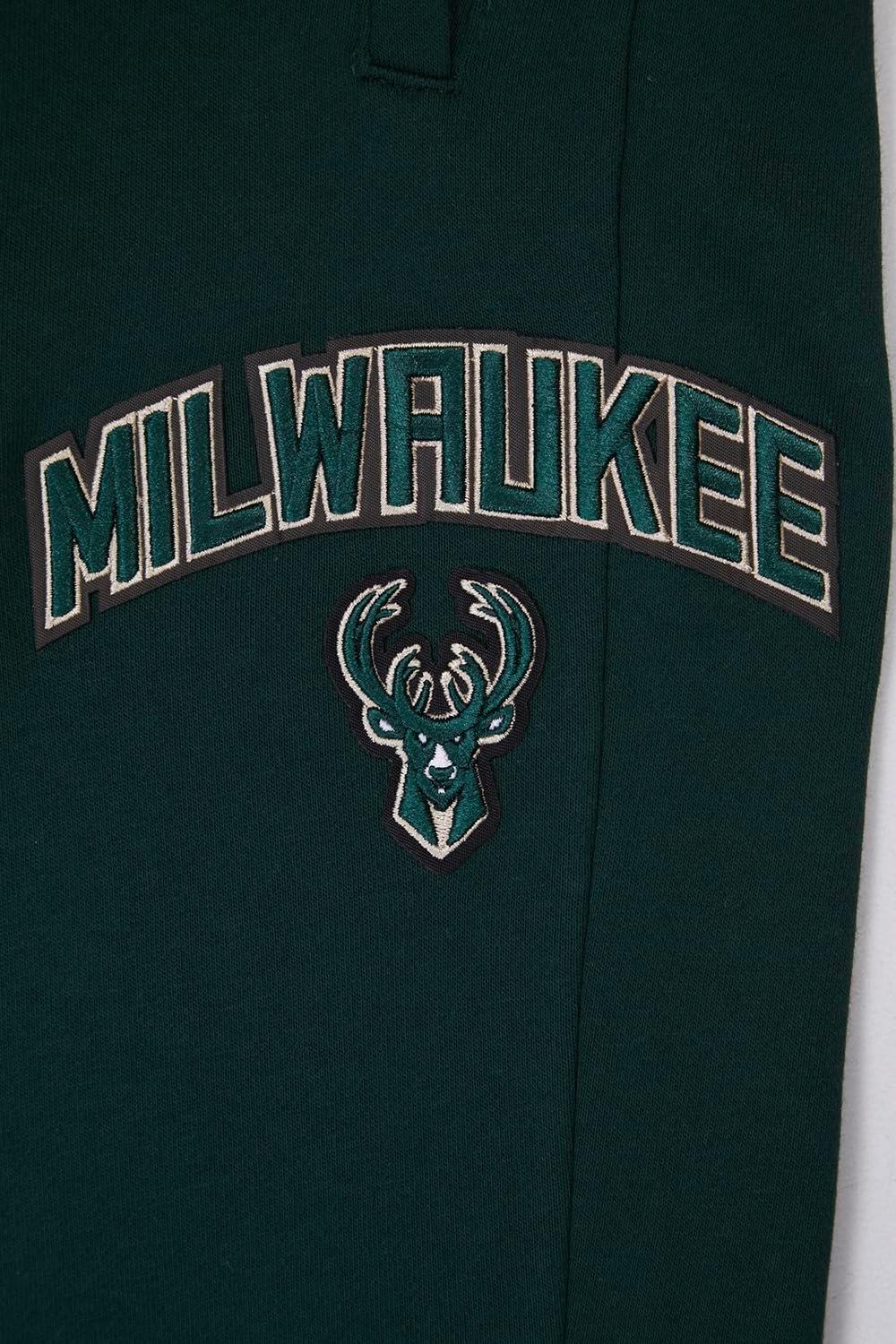 image:imagePro Standard NBA Womens Womens NBA Classic Chenille Brushed Back French Terry SweatpantForest Green