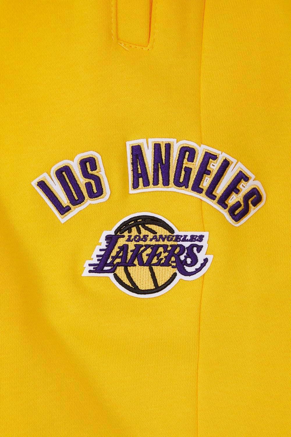 image:imagePro Standard NBA Womens Womens NBA Classic Chenille Brushed Back French Terry SweatpantYellow