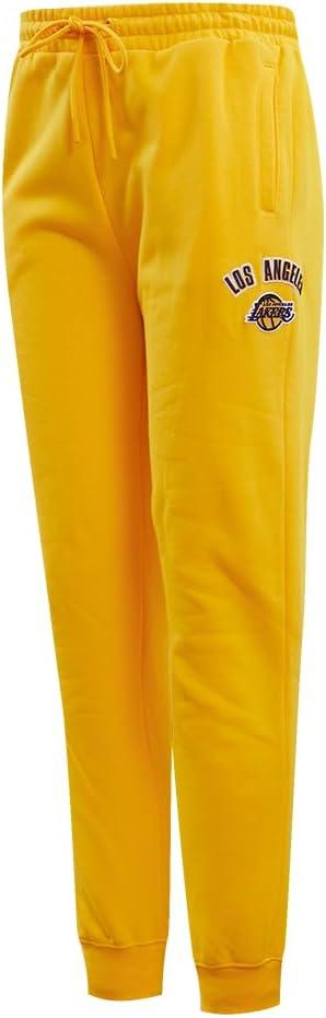 image:imagePro Standard NBA Womens Womens NBA Classic Chenille Brushed Back French Terry SweatpantYellow