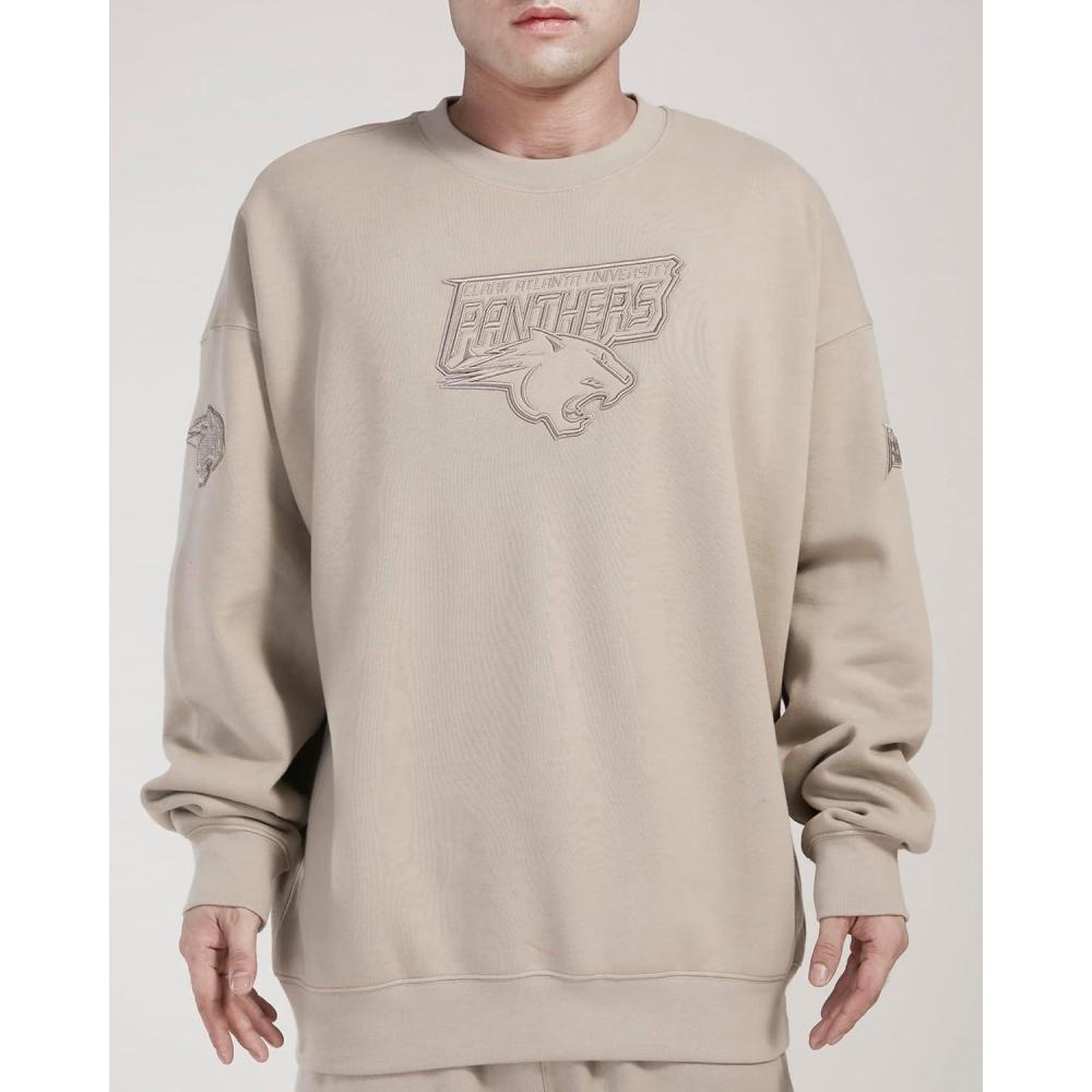 image:imagePro Standard Mens College Neutral Fleece Crewneck SweatshirtTaupe