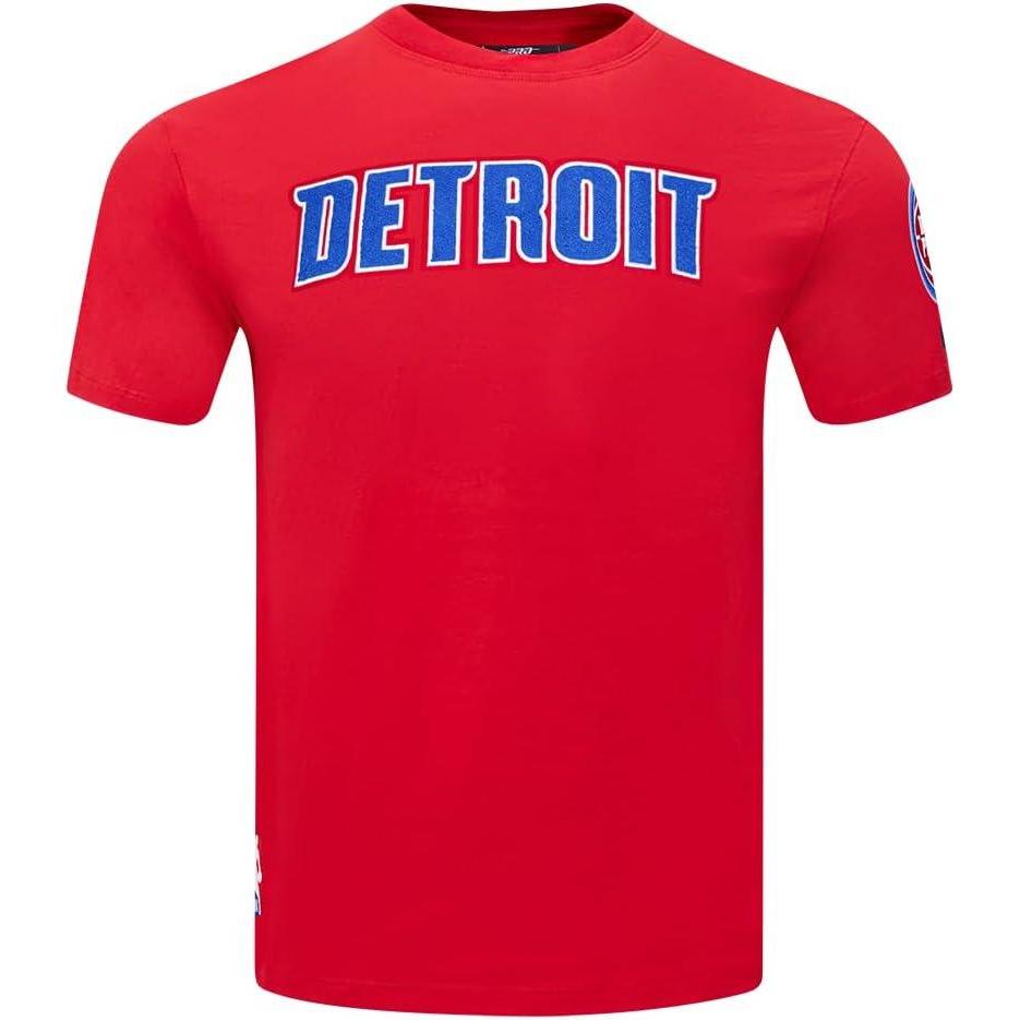 image:imagePro Standard Mens NBA Classic Chenille Cotton Short Sleeve TeeRed