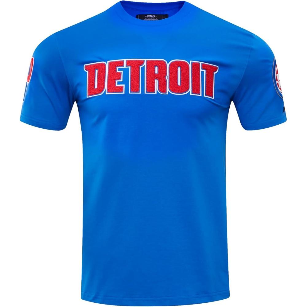 image:imagePro Standard Mens NBA Classic Chenille Cotton Short Sleeve TeeRoyal Blue