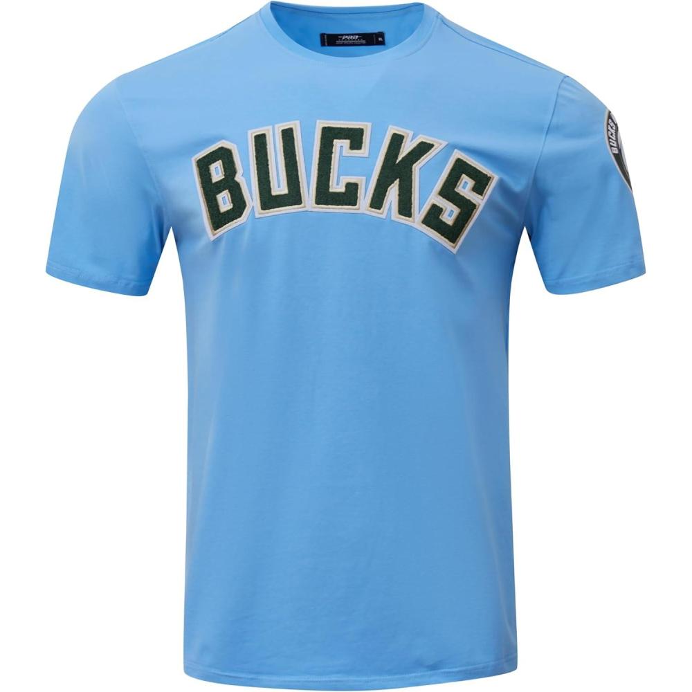 image:imagePro Standard Mens NBA Classic Chenille Cotton Short Sleeve TeeUniversity Blue