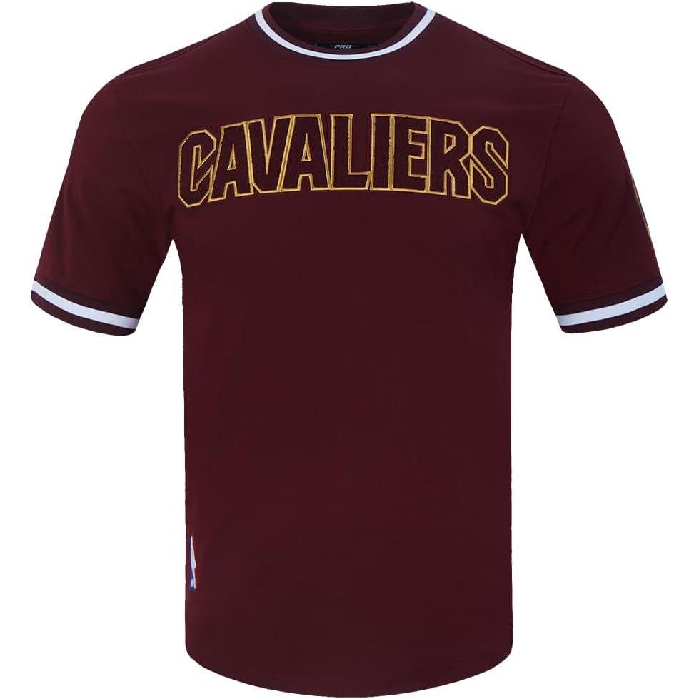 image:imagePro Standard Mens NBA Cleveland Cavaliers Classic Chenille Short Sleeve Top Wine L