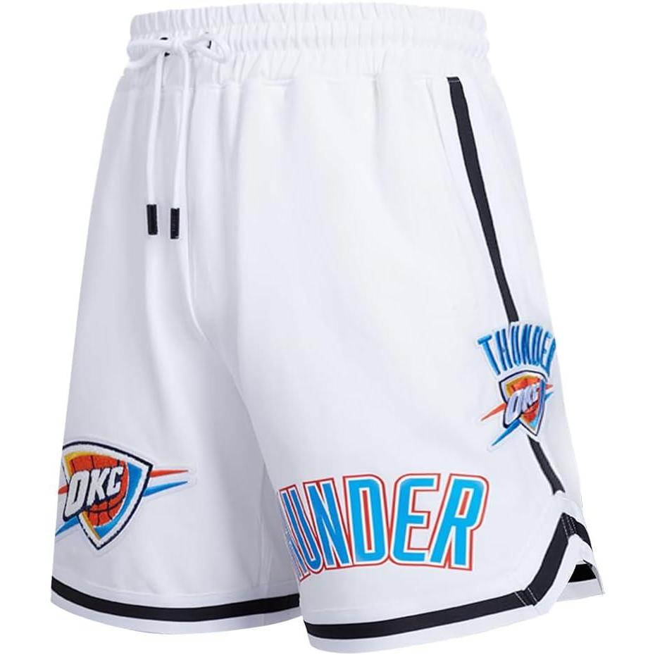 image:imagePro Standard Mens NBA Oklahoma City Thunder Classic Chenille Athletic Short Black S