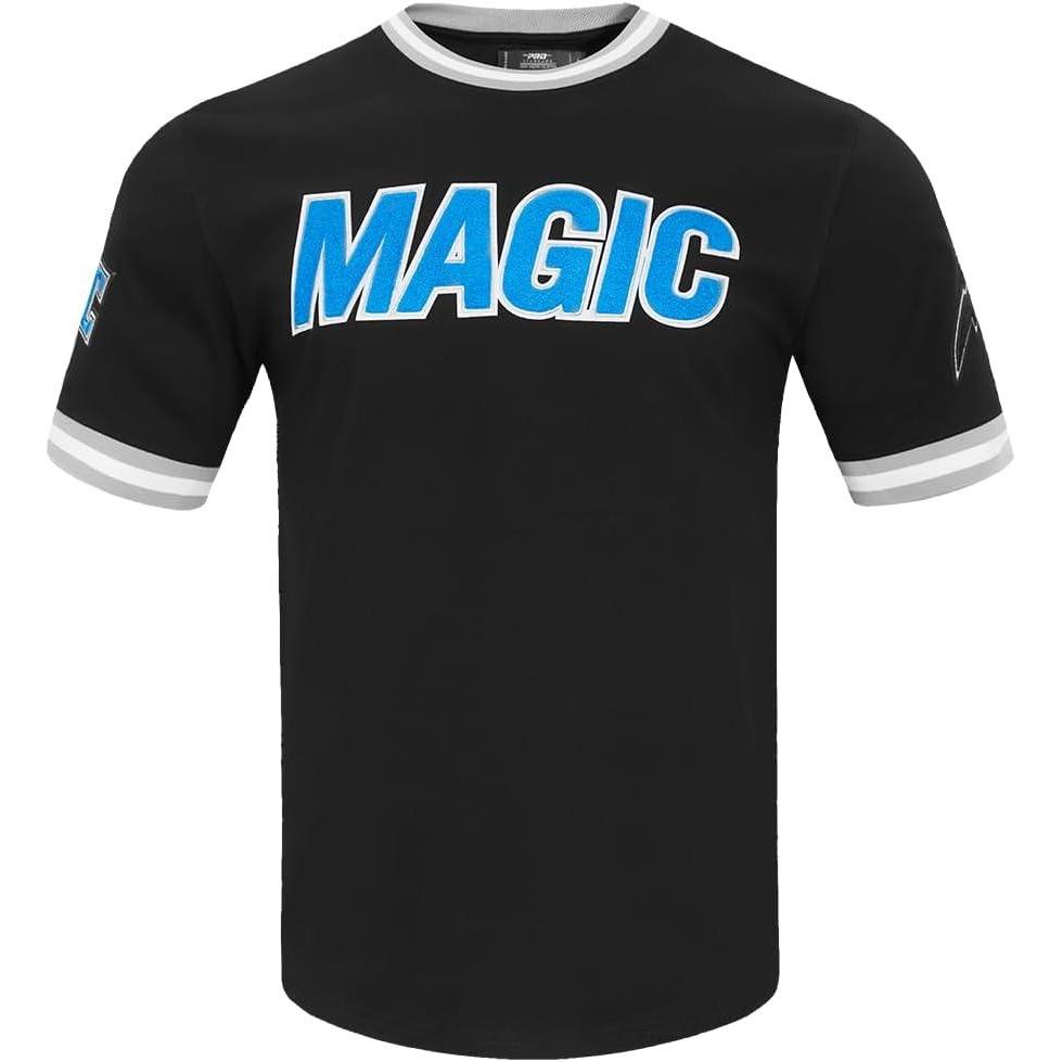 image:imagePro Standard Mens NBA Orlando Magic Classic Chenille Short Sleeve Tee Black M