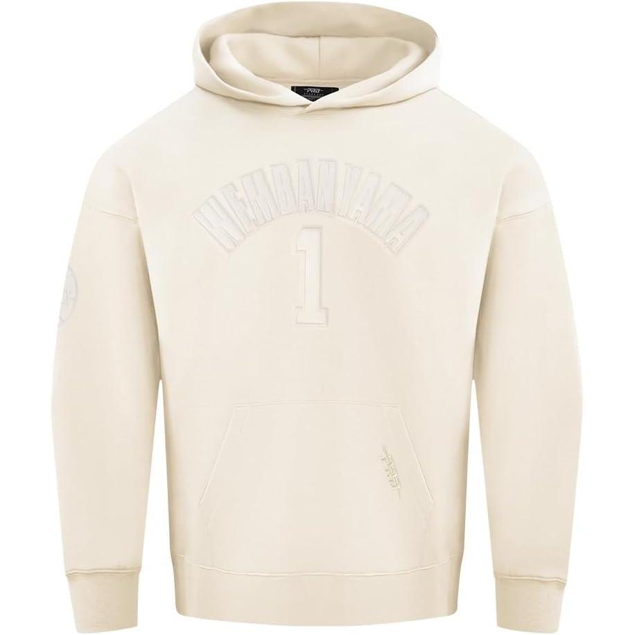 image:imagePro Standard NBA mens Mens Nba San Antonio Spurs Neutrals Player Fleece Pull Over HoodieEggshell