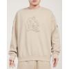 Pro Standard Men’s College Neutral Fleece Crewneck Sweatshirt(Taupe)