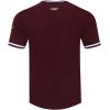 Pro Standard Mens NBA Cleveland Cavaliers Classic Chenille Short Sleeve Top Wine L
