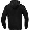 Pro Standard Mens NBA Philadelphia 76Ers Classic Triple Black Full Zip Hoodie Triple Black Xl