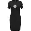 Pro Standard NBA Womens Womens NBA Classic Chenille Body Con Dress(Black)