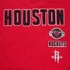Pro Standard Womens NBA Retro Classics Brushed Back French Terry Crewneck Sweatshirt(Red/Black)