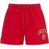 Womens NBA Classic Chenille Fleece Short(Red)