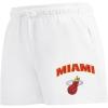 Womens NBA Classic Chenille Fleece Short(White)