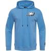 Classic NFL Eagles Chenille Men’s Pullover Hoodie(University Blue)