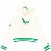 Pro Standard Big Girls NFL Retro Classics Pull Over Hoodie(Eggshell/ Kelly Green)