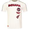 Pro Standard Mens Mens WNBA Retro Classics Cotton Single Taping Tee(Eggshell/ Midnight Navy)